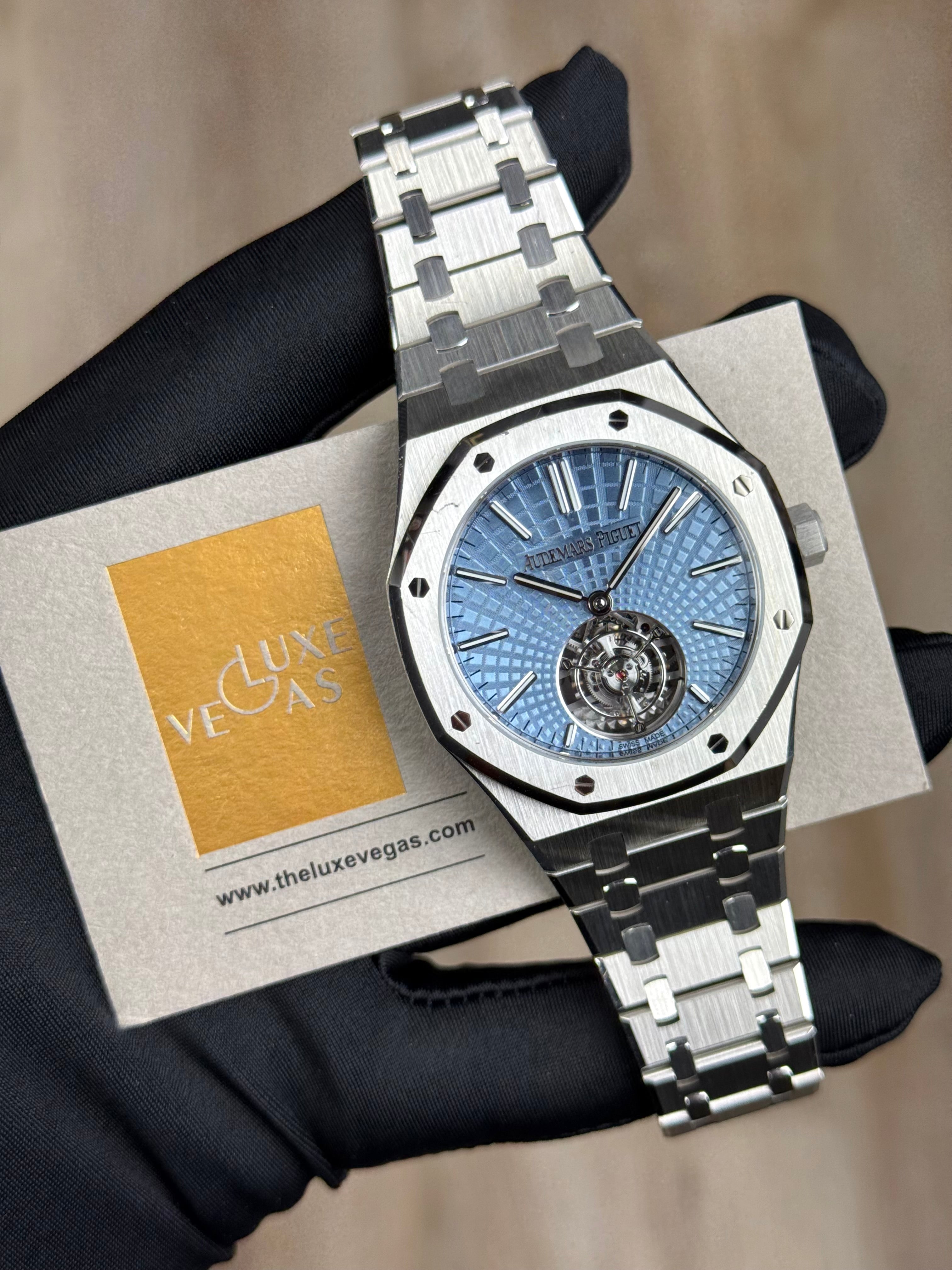 Oak Tourbillon Ap Royal Oak Platinum Titanium Audemars Piguet