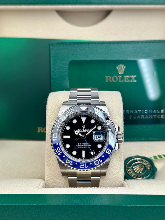 Rolex GMT-Master II 40 Batman Black Oyster 2026 Unworn 126710BLNR