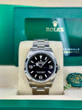 Rolex Explorer 40 Black Index Arabic Smooth Oyster 2026 Unworn 224270
