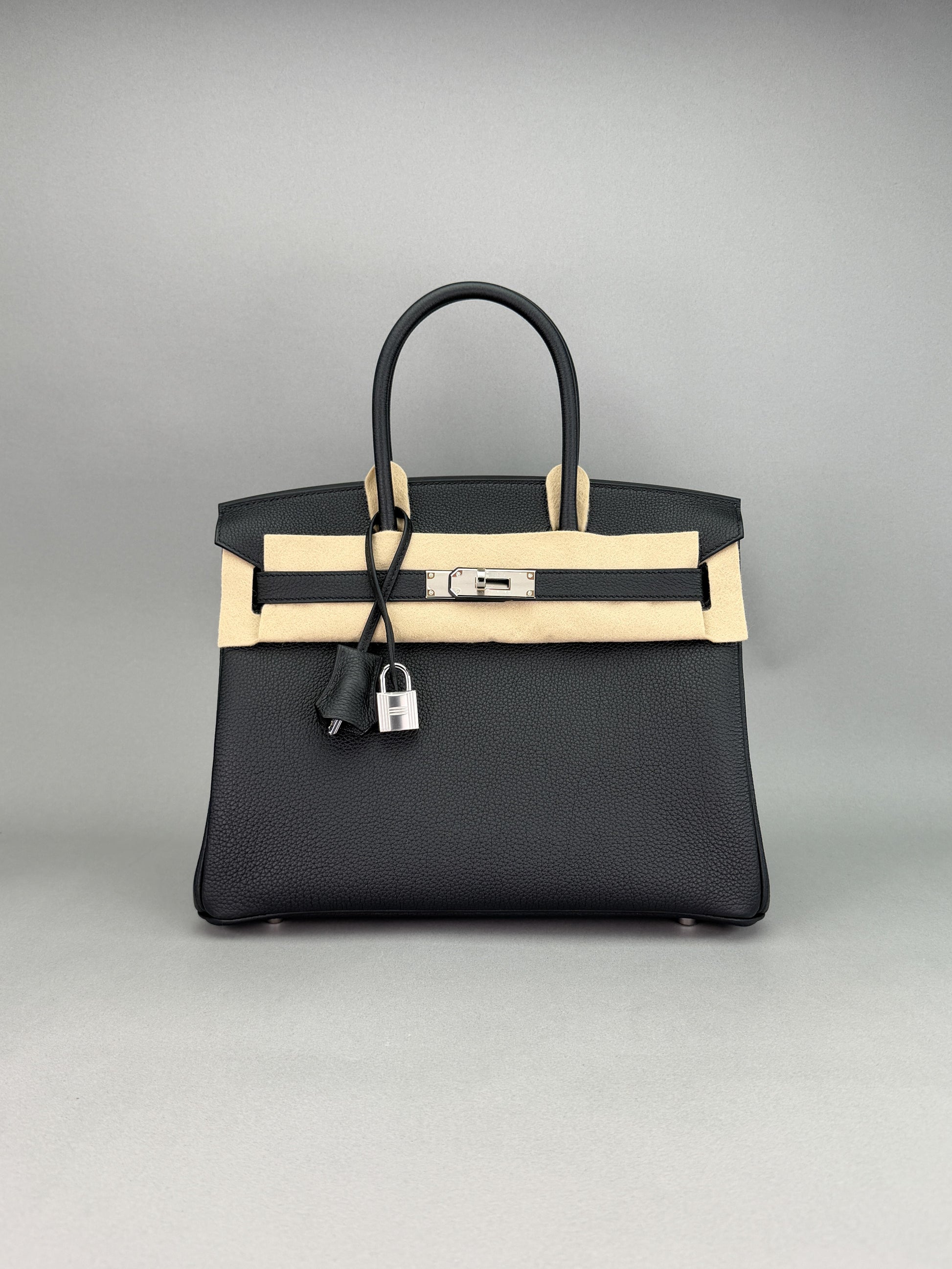 Hermes Birkin 30 Retourne Togo Black Palladium Hardware G Stamp 2026