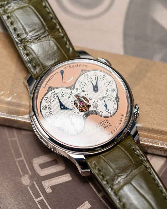 F.P.Journe Chronometere A Resonance RQ Platinum Salmon Dial