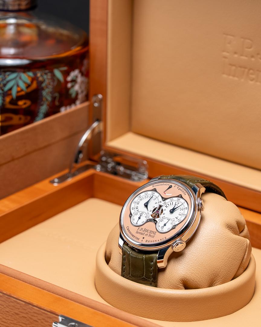 F.P. Journe Chronometre A Resonance Salmon Dial 40mm Preowned 2021 RQ