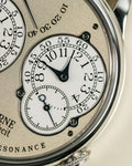 F.P. Journe Chronometre A Resonance 38 Shimmer Dial Brass Movement Platinum 04R