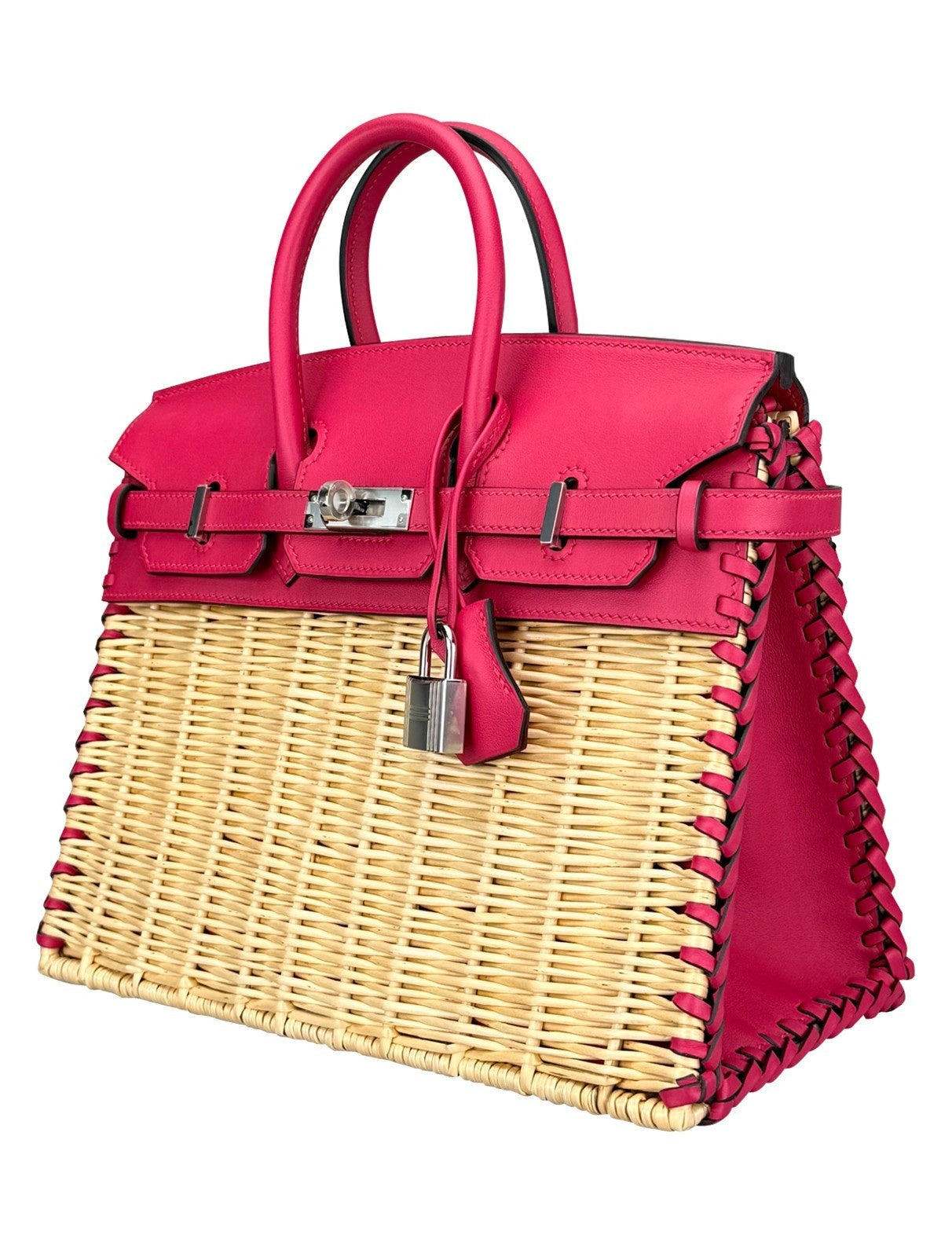 Hermes Birkin 25 Limited Picnic Framboise Palladium Hardware Z Stamp 2022