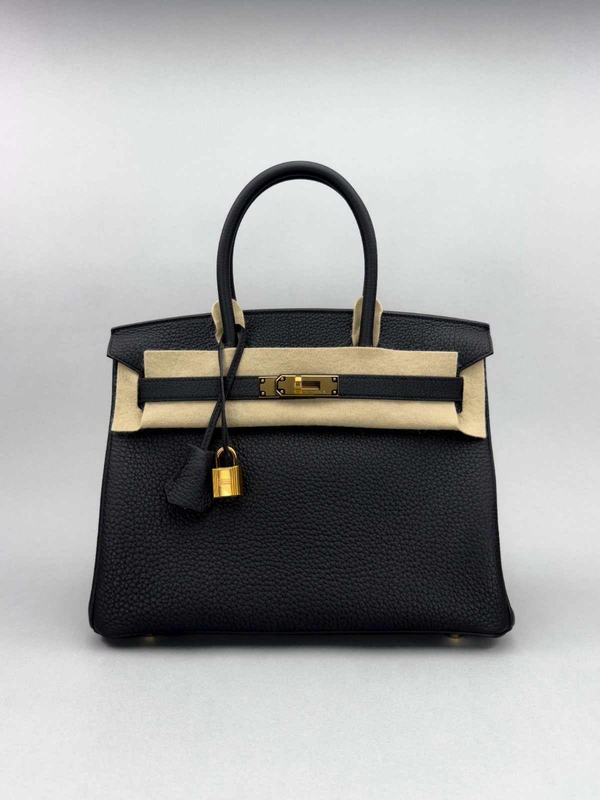 Hermes Birkin 30 Retourne Togo Black/Noir Gold Hardware G Stamp 2026