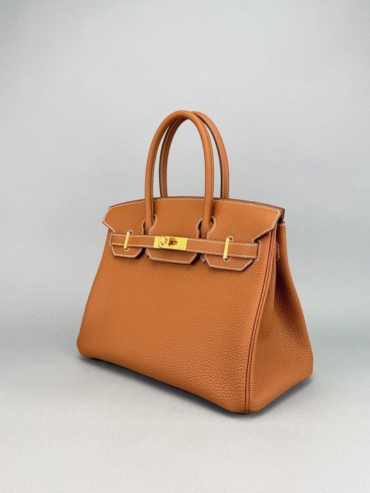 Hermes Birkin 30 Retourne Togo Gold Brushed Gold Hardware K Stamp 2026