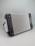 Hermes Hac 40 Toile Black Palladium Hardware Preowned U Stamp 2022