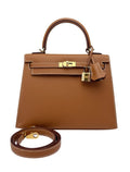 Hermes Kelly 25 Sellier Epsom Gold Gold Hardware G Stamp 2026
