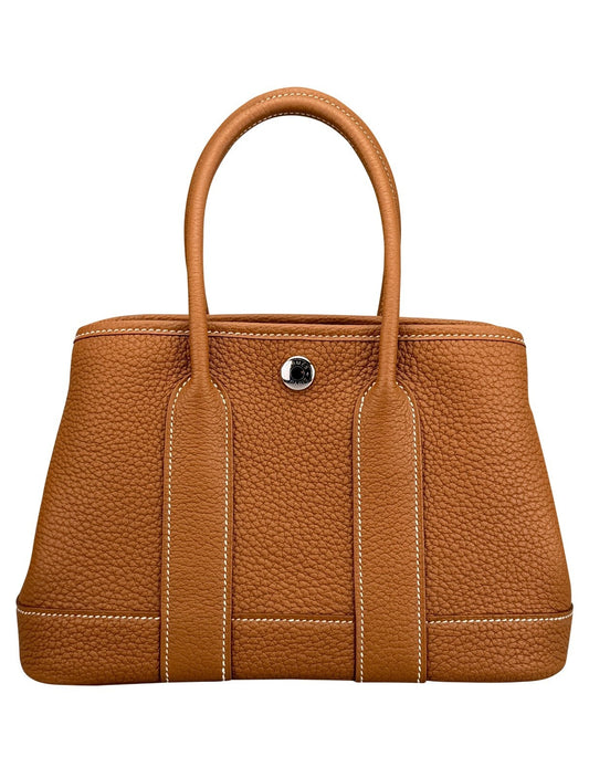 Hermes Mini Garden Party Retourne Togo Gold Palladium Hardware K Stamp 2025