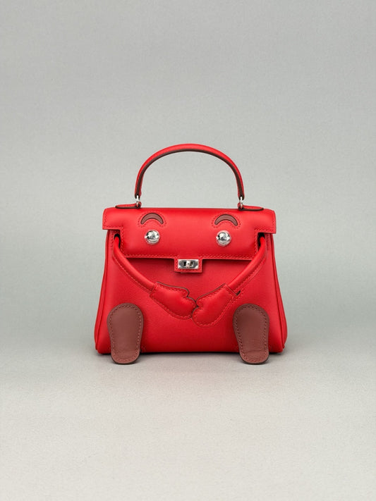 Hermes Mini Kelly 20 Kelly Doll Rouge Radieux Palladium Hardware G Stamp 2026