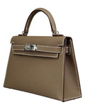 Hermes Mini Kelly II 20 Sellier Epsom Etoupe Palladium Hardware K Stamp 2026