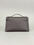 Hermes Mini Kelly Pochette Swift Bai Brun/ Chocolate Gold Hardware K Stamp 2025