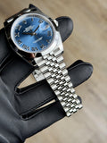Rolex Datejust 41 Blue Roman Smooth Jubilee 2025 Unworn 126300