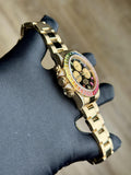 Rolex Daytona Black/Champagne Rainbow Oyster Unworn 126598RBOW