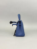 Hermes Mini Kelly 20 Kelly Doll Blue Tie Palladium Hardware K Stamp 2026
