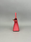 Hermes Mini Kelly II 20 Sellier Chevre Rose Lipstick Gold Hardware X Stamp