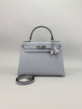 Hermes Kelly 28 Sellier Epsom Gris Pantin Palladium Hardware K Stamp 2026