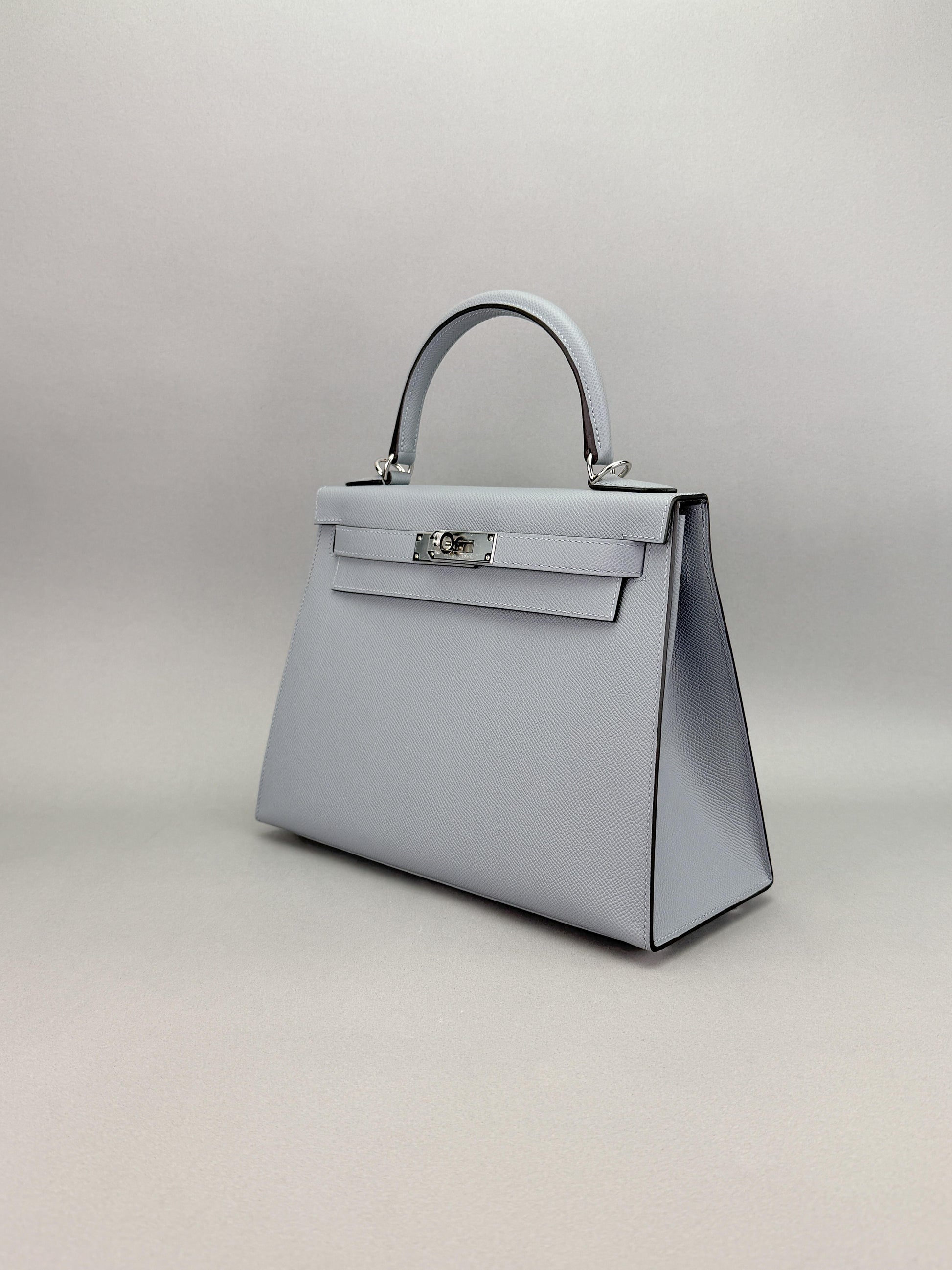 Hermes Kelly 28 Sellier Epsom Gris Pantin Palladium Hardware K Stamp 2026