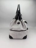 Hermes Hac 40 Cargo Toile Panda Black Palladium Hardware K Stamp 2025