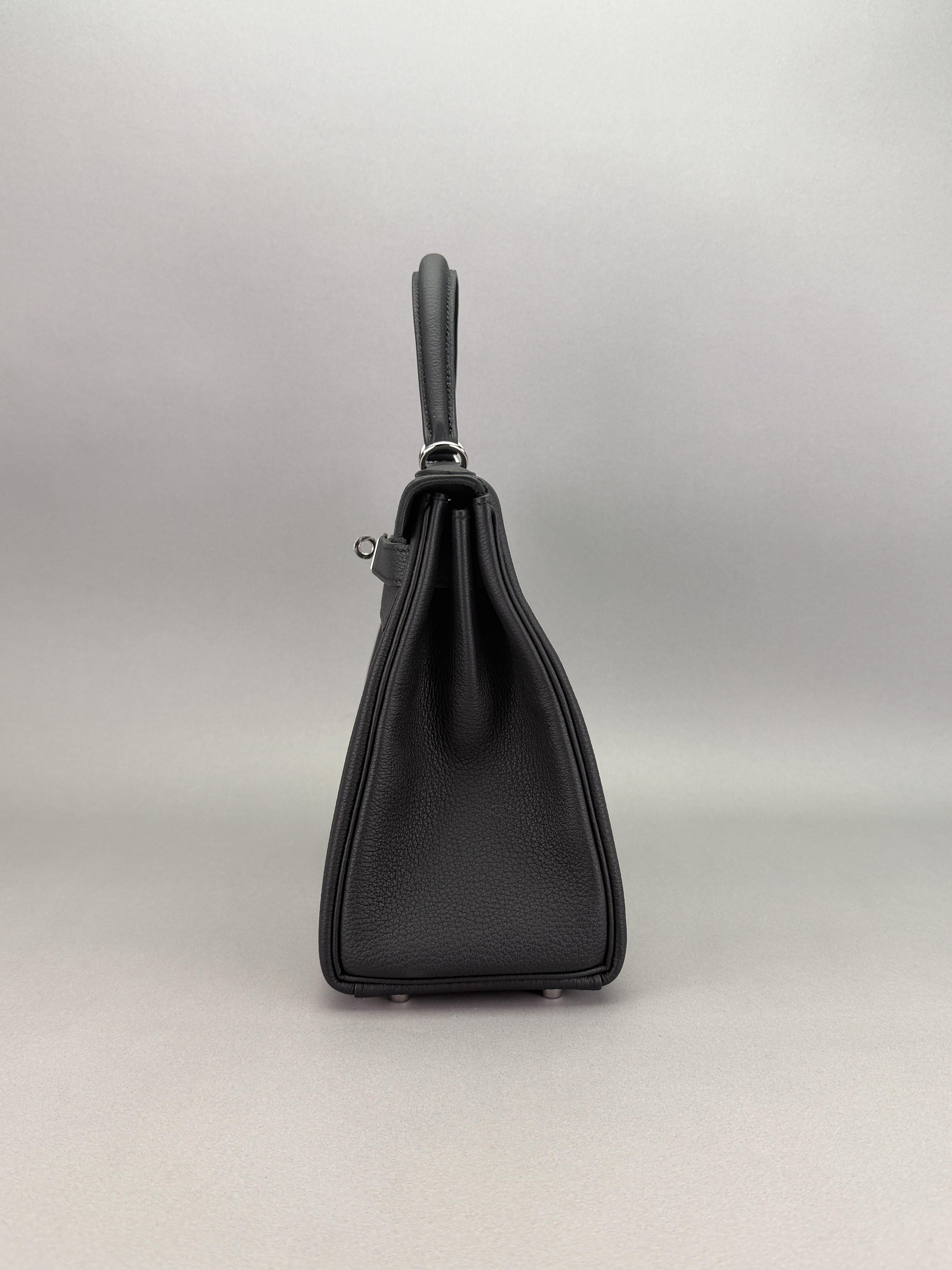 Hermes Kelly 28 Retourne Togo Black Palladium Hardware G Stamp 2026