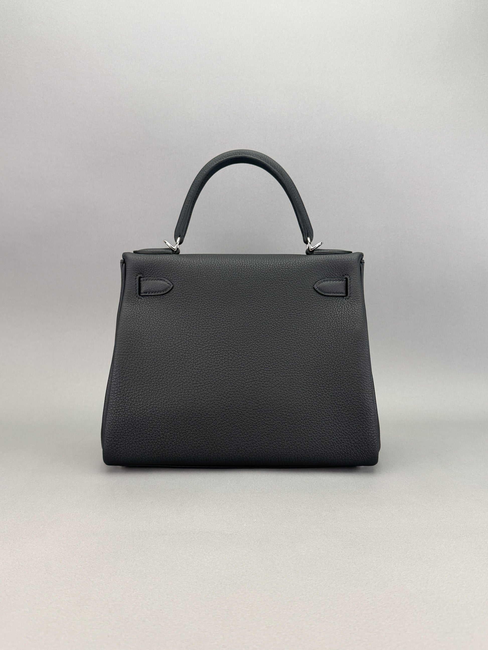 Hermes Kelly 28 Retourne Togo Black Palladium Hardware G Stamp 2026