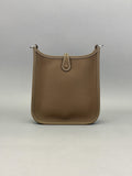 Hermes Mini Evelyne TPM Clemence Etoupe Palladium Hardware K Stamp 2026