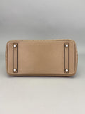 Hermes Birkin 30 Ostrich Gris Mousses Palladium Hardware Preowned Square O