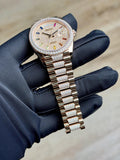 Rolex Day-Date 36 Paved Diamond Rainbow President 2025 Unworn 128345RBR