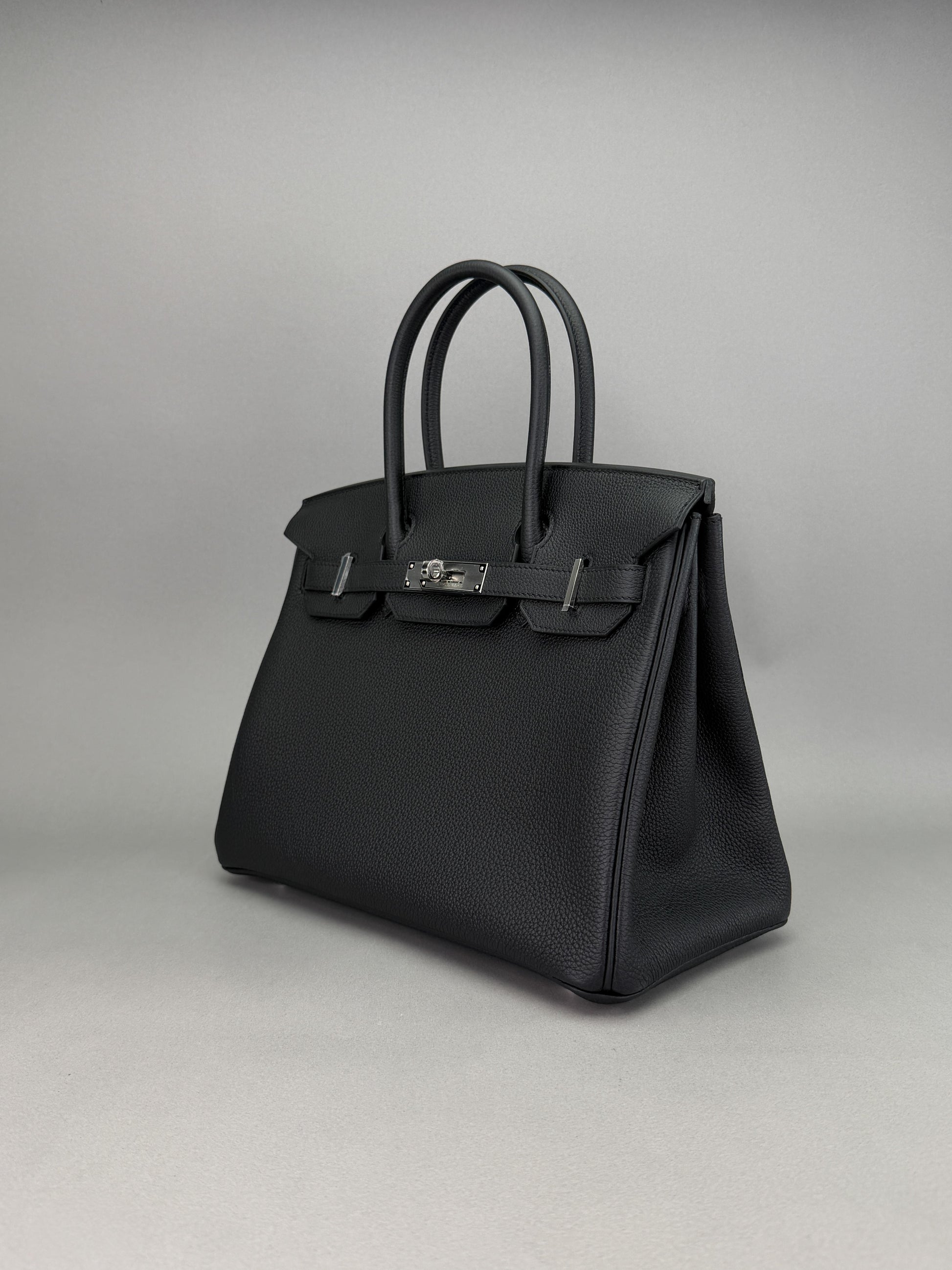 Hermes Birkin 30 Retourne Togo Black Palladium Hardware G Stamp 2026