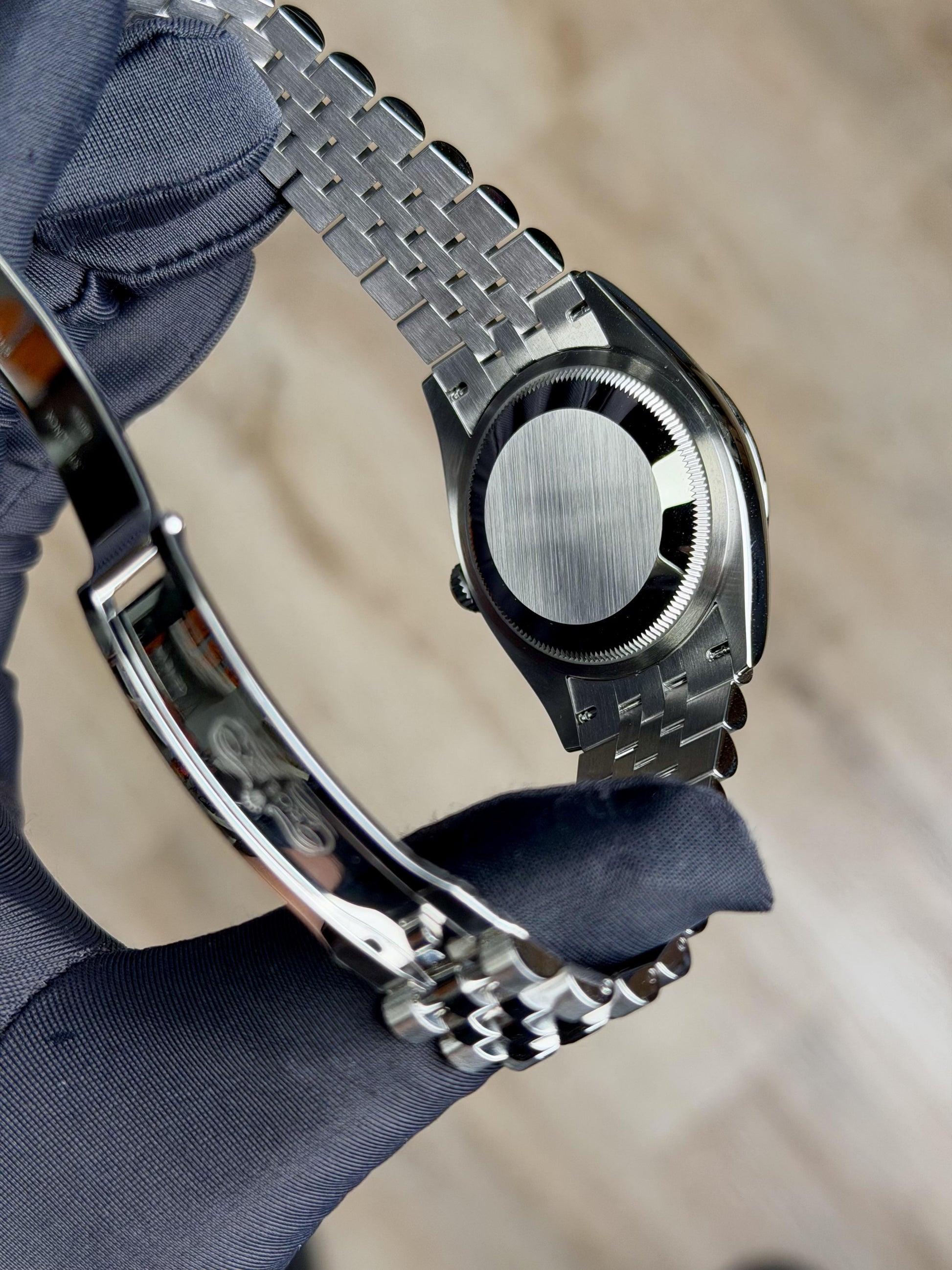 Rolex Datejust 36 Black Diamond Fluted Jubilee 2026 Unworn 126234