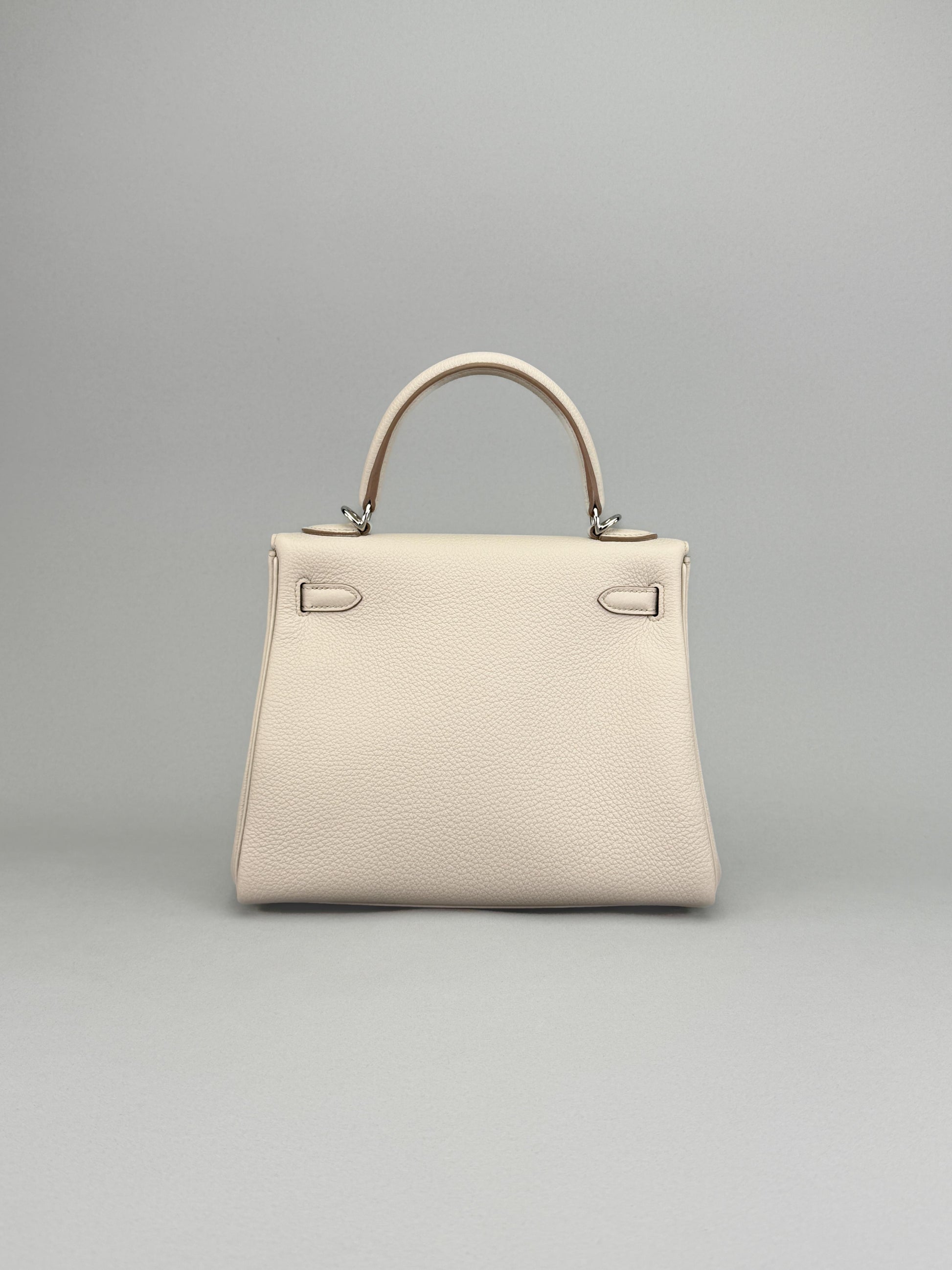 Hermes Kelly 25 Retourne Togo Beton Palladium Hardware K Stamp 2026