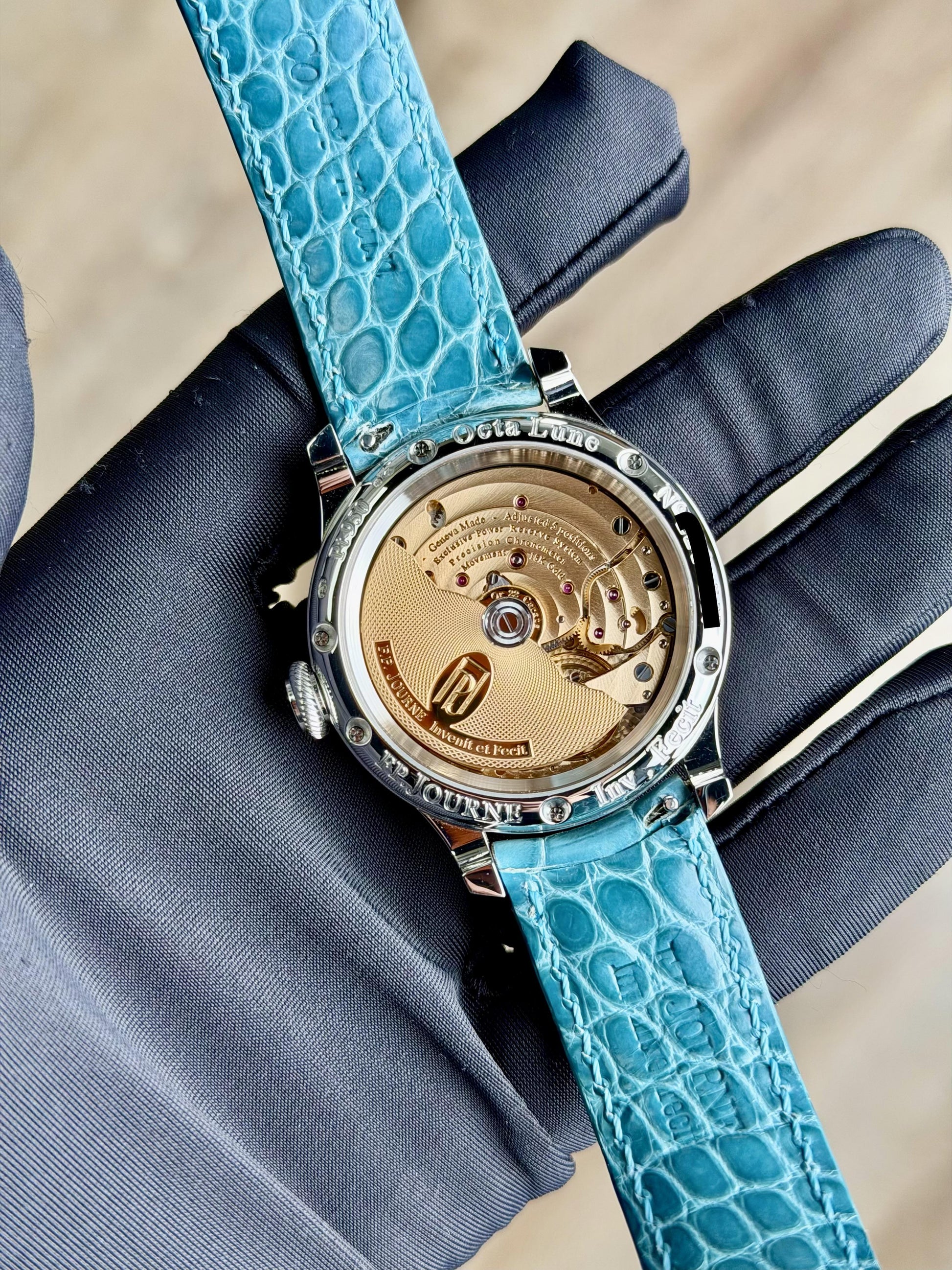 F.P.Journe Octa Lune Platinum Grey Dial Preowned 2021 LN