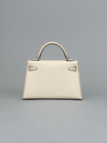 Hermes Mini Kelly 20 Epsom HSS Craie/Black Palladium Hardware W Stamp 2024