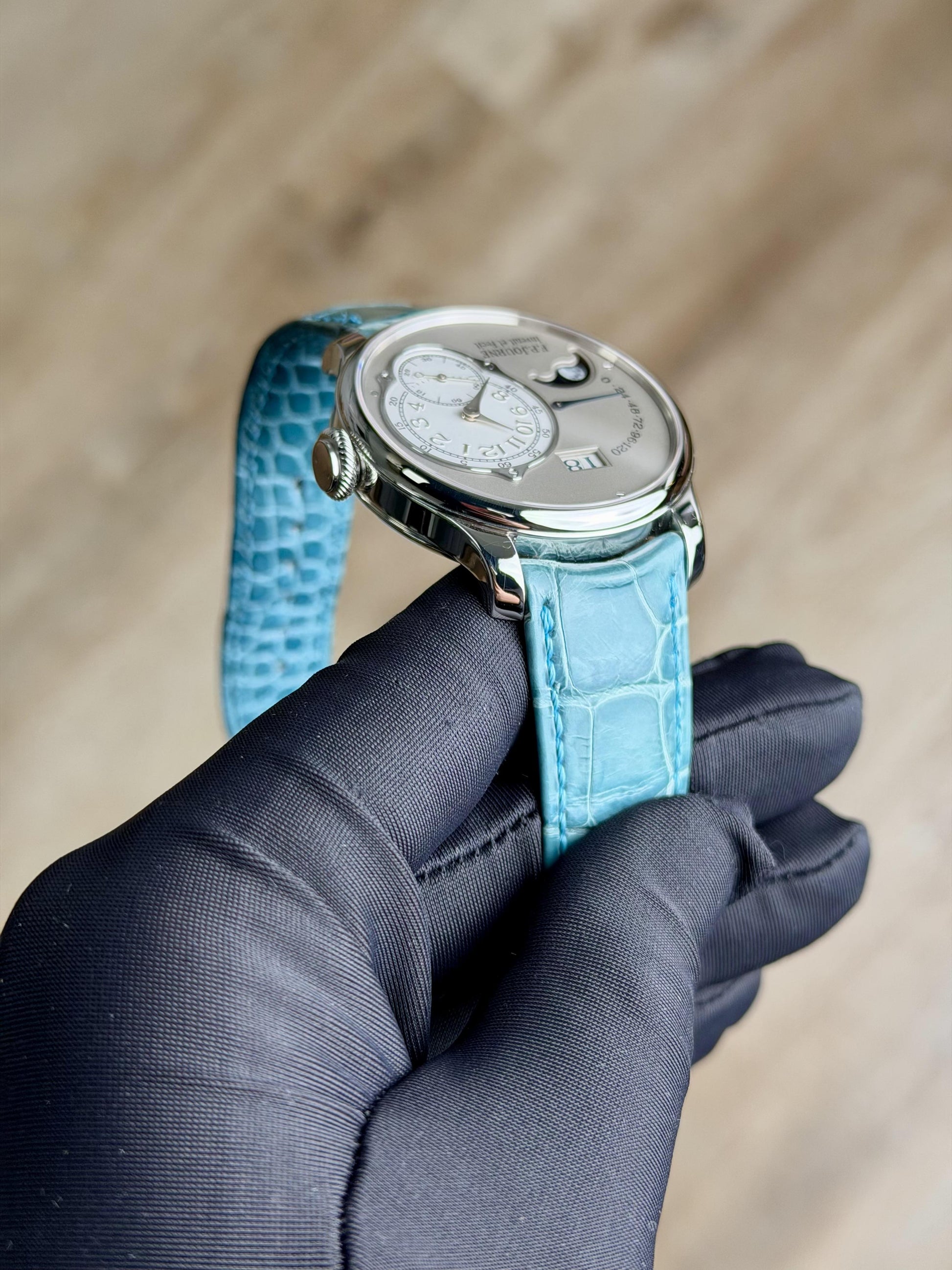 F.P.Journe Octa Lune Platinum Grey Dial Preowned 2021 LN