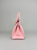 Hermes Birkin 25 Chevre HSS Rose Sakura/ Gris Perle Gold Hardware Preowned A
