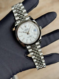 Rolex Datejust 41 White Index Fluted Jubilee 2026 Unworn 126334