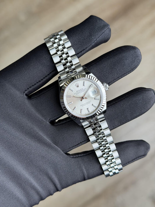 Rolex Datejust 28mm Silver Index Fluted Jubilee 2026 Unworn 279174