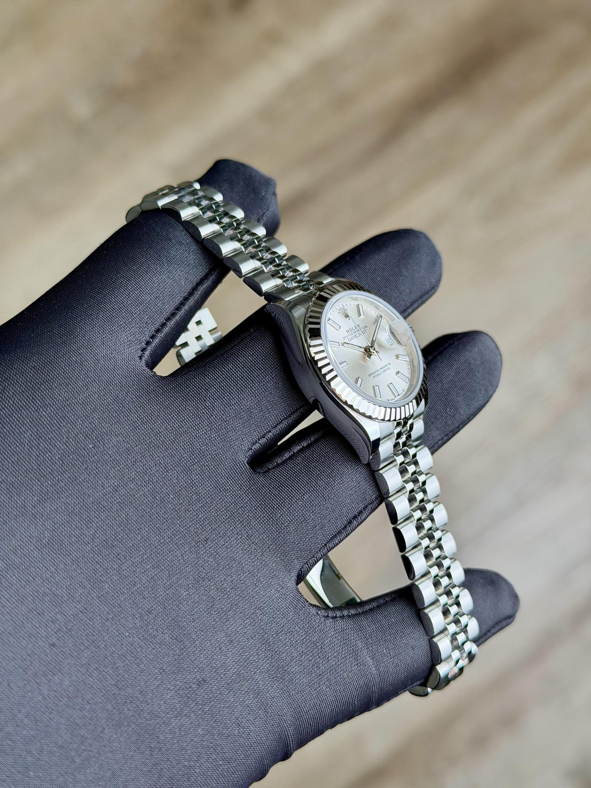 Rolex Datejust 28mm Silver Index Fluted Jubilee 2026 Unworn 279174