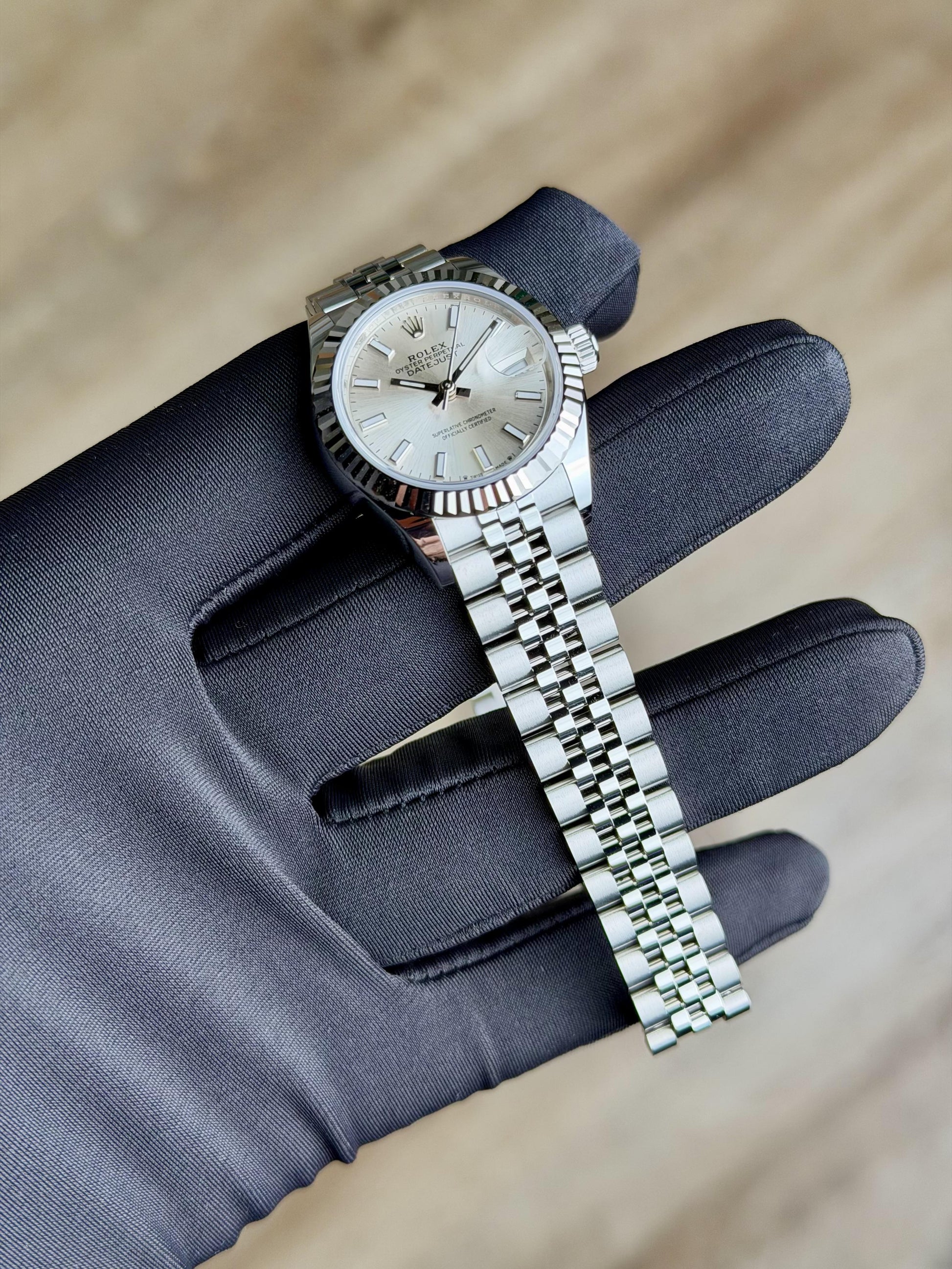 Rolex Datejust 28mm Silver Index Fluted Jubilee 2026 Unworn 279174