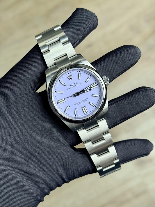 Rolex Oyster Perpetual 41 Lavender Index Sooth Oyster 2026 Unworn 134300