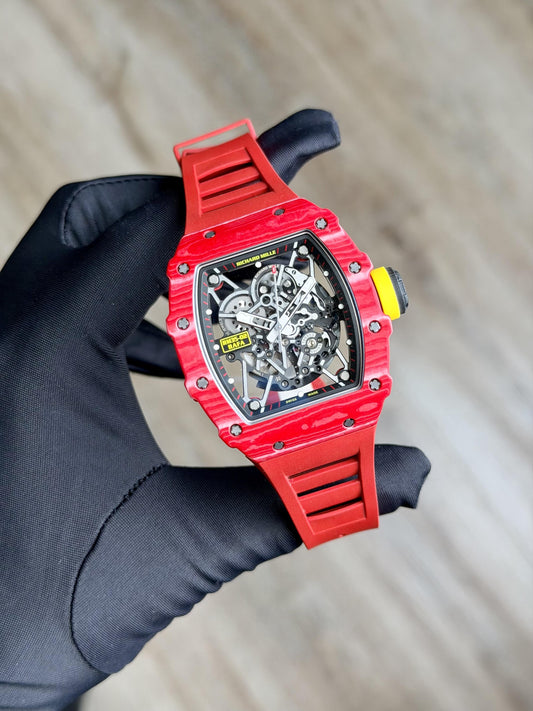 Richard Mille Rafael Nadal Red Carbon TPT Skeleton Preowned 2017 RM35-02