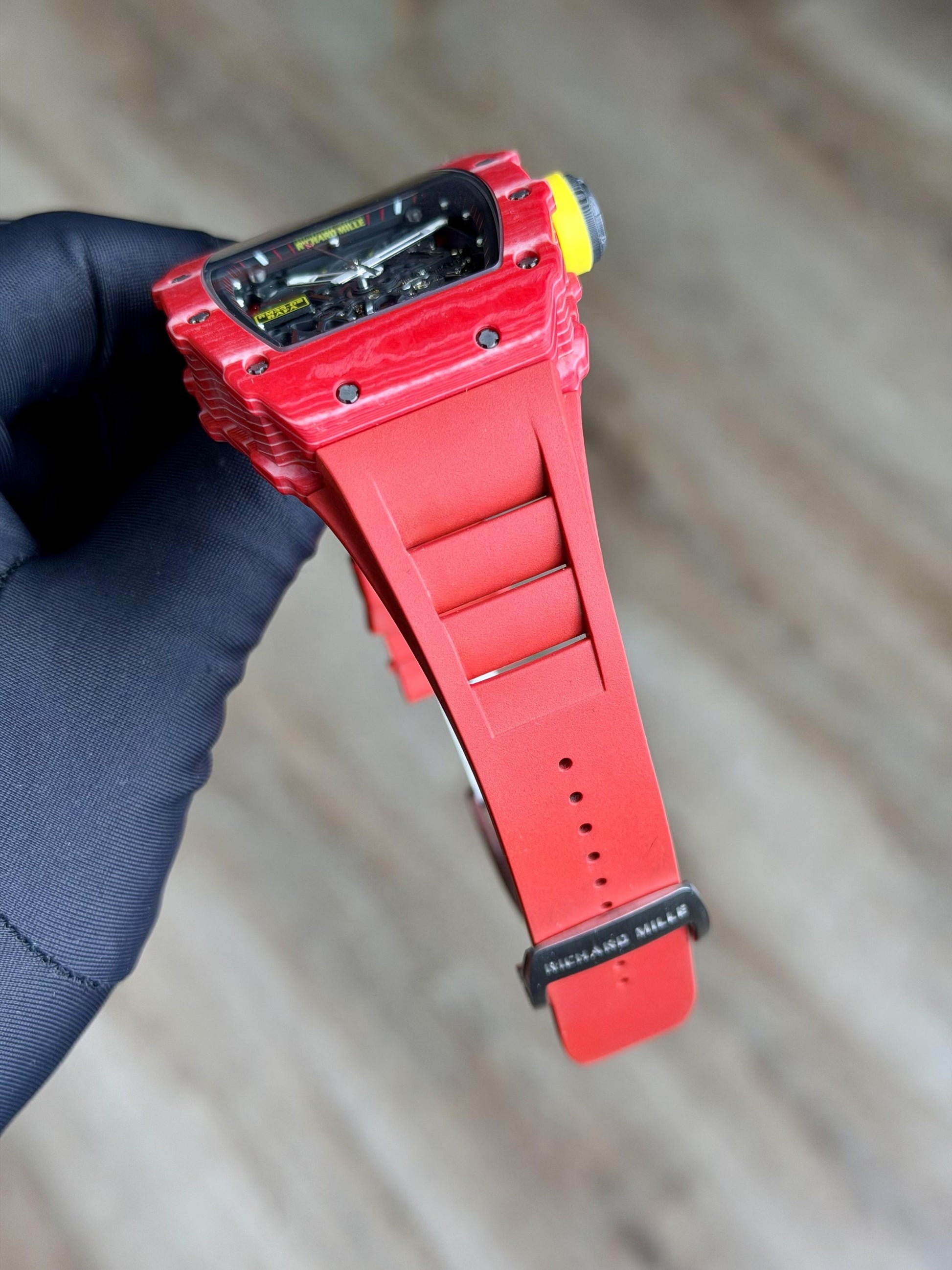 Richard Mille Rafael Nadal Red Carbon TPT Skeleton Preowned 2017 RM35-02