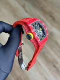 Richard Mille Rafael Nadal Red Carbon TPT Skeleton Preowned 2017 RM35-02