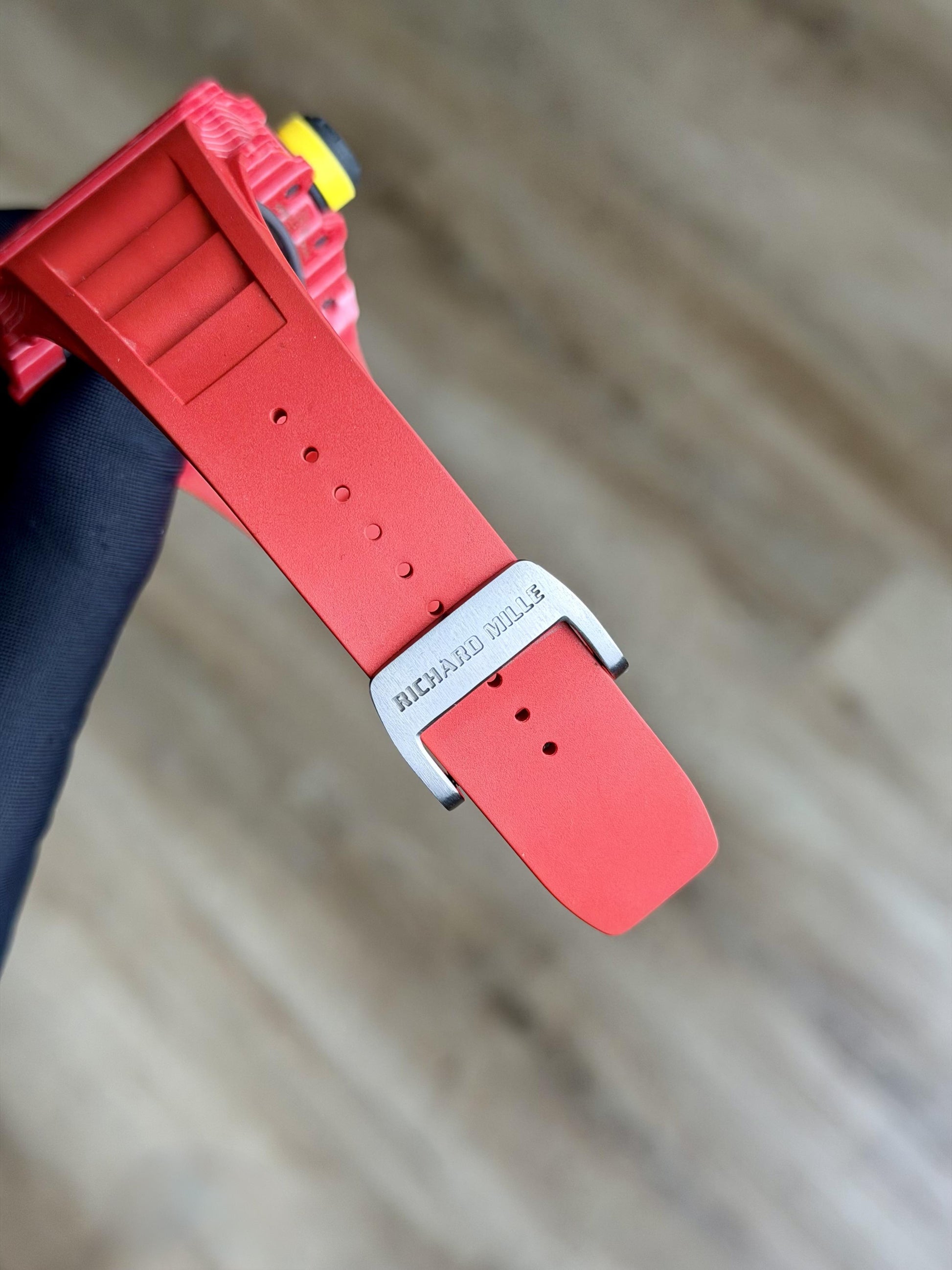 Richard Mille Rafael Nadal Red Carbon TPT Skeleton Preowned 2017 RM35-02