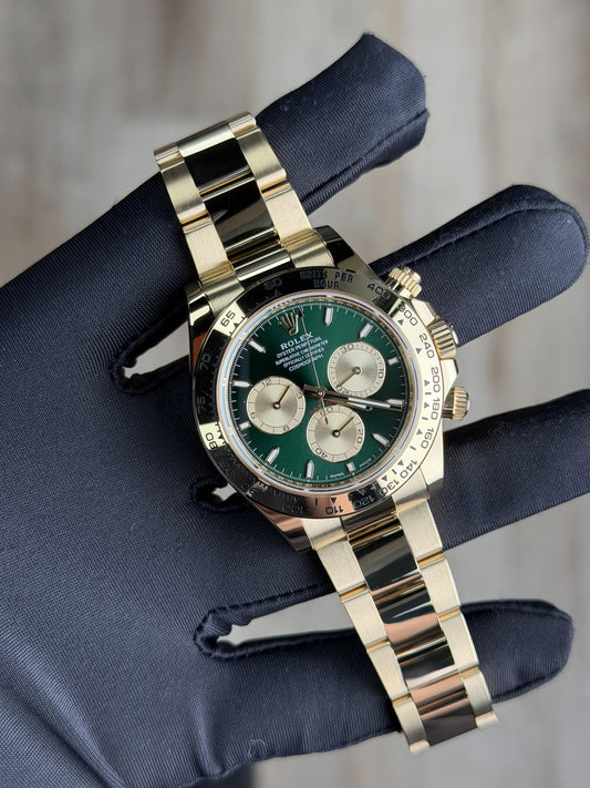Rolex Daytona 40 John Mayer 2.0 Green/Champagne Index Oyster 2026 Unworn 126508