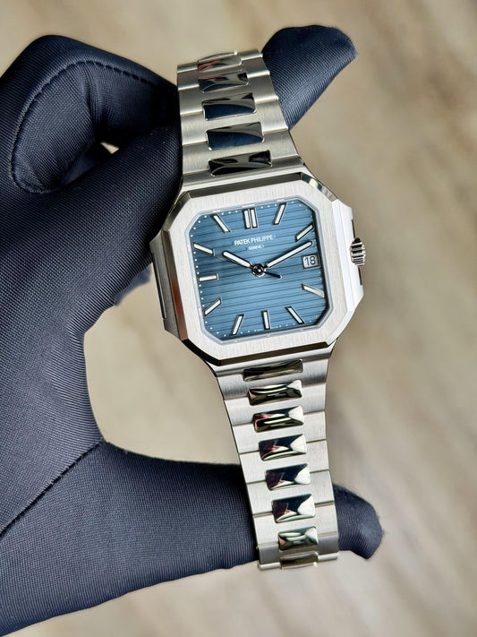 Patek Philippe Cubitus Blue Index White Gold Bracelet 2026 Unworn 7128/1G-001