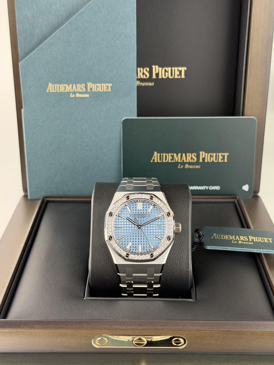 Audemars Piguet Royal Oak Ice Blue Diamond 2025 Unworn 77451ST.ZZ.1361ST.03