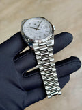 Rolex Day-Date 40 Meteorite Baguette Diamd Fluted President Preowned 2023 228236