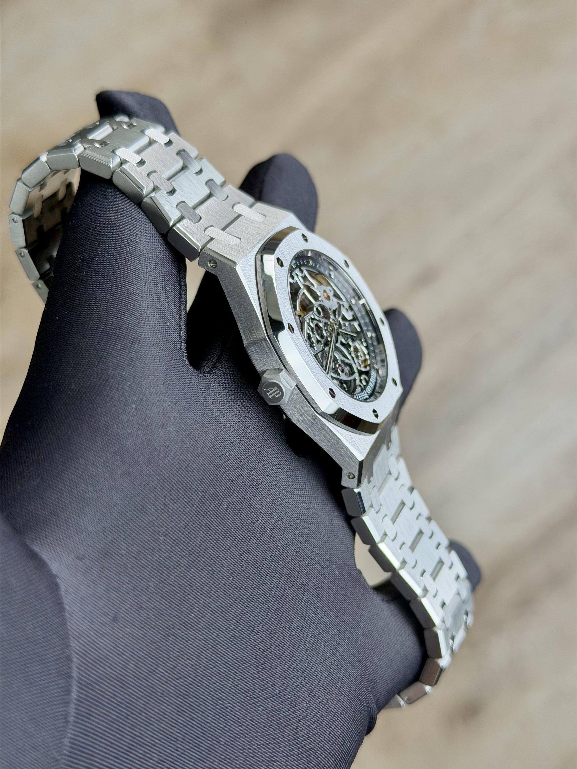 Audemars Piguet Royal Oak Openworked 2015 Preowned 15305ST.OO.1220ST.01