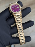 Patek Philippe Nautilus Purple Diamond Bezel Bracelet 2026 Unworn 7010/1R-013